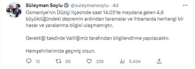 ÇEVRE İLLERDEN DE HİSSEDİLDİ galerisi resim 4