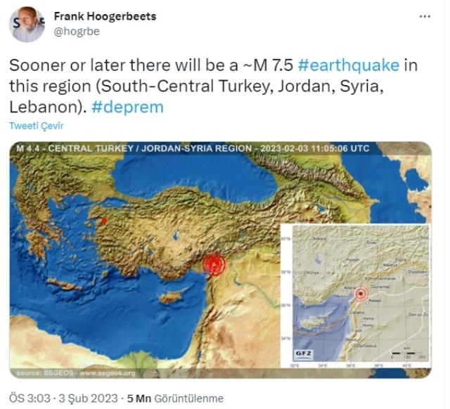 Kahramanmaraş depremini 3 gün önceden bilen galerisi resim 3