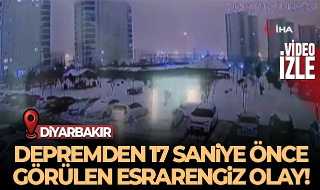 İzleyenler dondu kaldı: Diyarbakır’da depremden 17 saniye önce yaşanan e galerisi resim 2