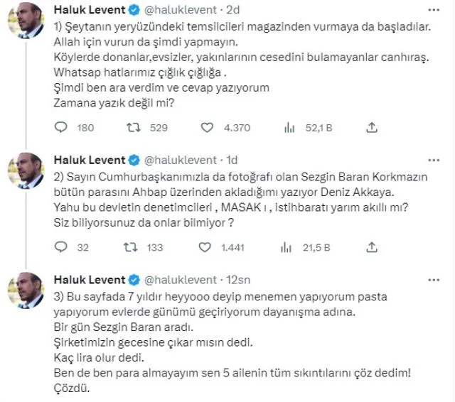 Haluk Levent’ten kendisini hedef alan Deniz Akkaya’ya zehir zemberek söz galerisi resim 5