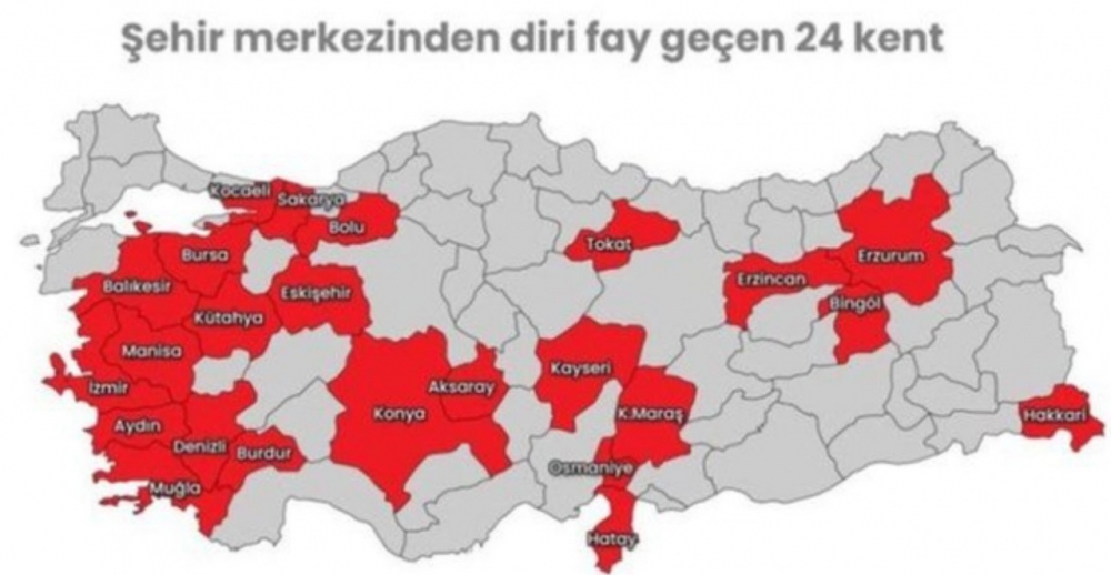 Fay hattı üzerinde olan iller ve ilçeler açıklandı galerisi resim 3