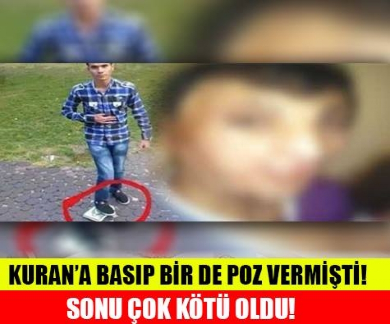 Kur'an'a Basıp Poz Vermişti. Bedeli Çok Ağır Oldu. galerisi resim 10