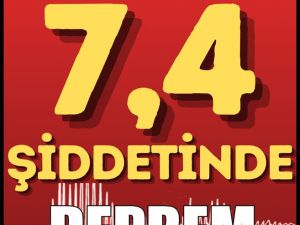 7,4 Büyüklüğünde Deprem