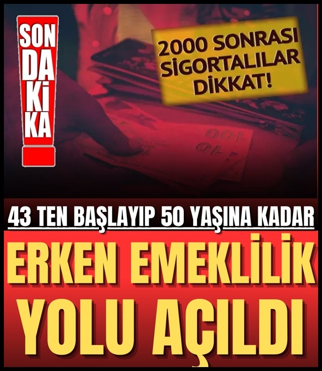 Erken emekli olmak isteyenlere müjde galerisi resim 1