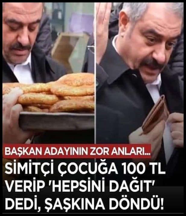 Simitçiye verdiği para galerisi resim 2