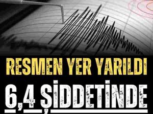 Deprem Oldu.Yeryerinden Oynadı..