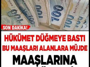 Maaşlara iyileştirme ayarı