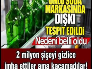 Ünlü soda markasında skandal