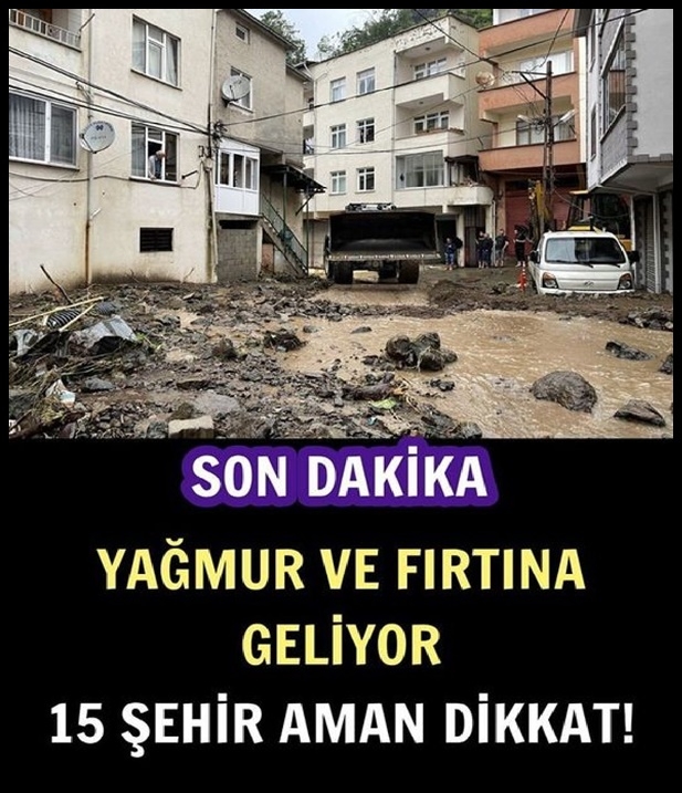 Yağmur Ve Fırtına Geliyor 15 Şehir Aman D!kkat. galerisi resim 1