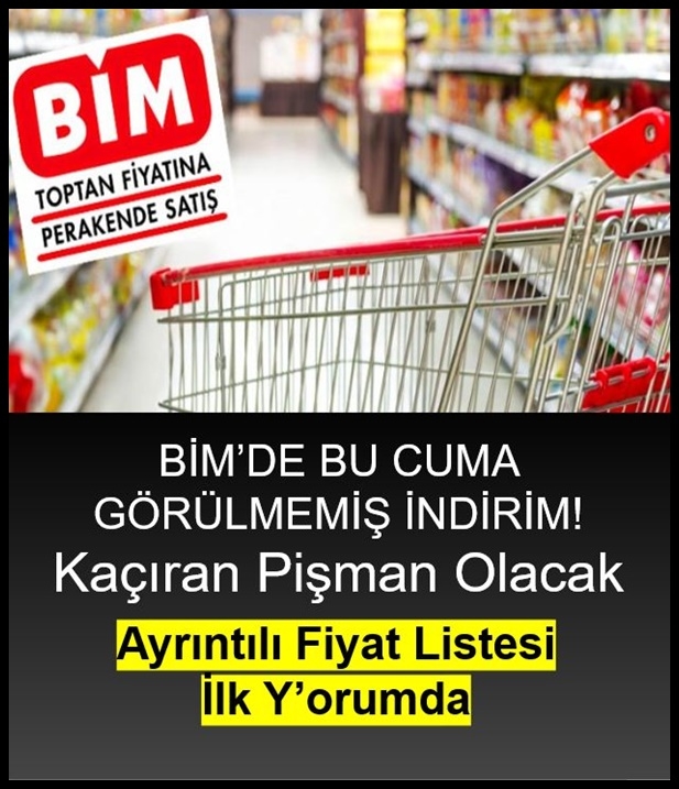 Bim'de yarın büyük indirim! galerisi resim 1