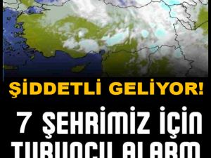 Meteorolojiden uyarı yapıldı