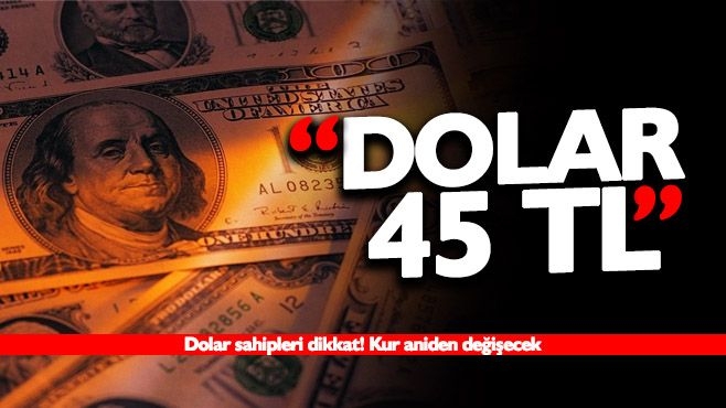 "Dolar 45 TL" dedi galerisi resim 1