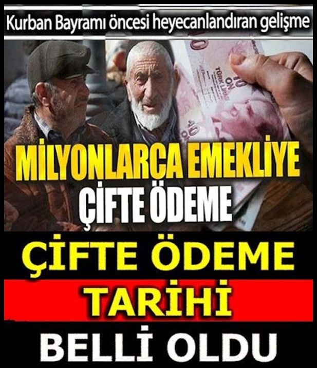 Kurban bayramı öncesi çifte ödeme galerisi resim 1