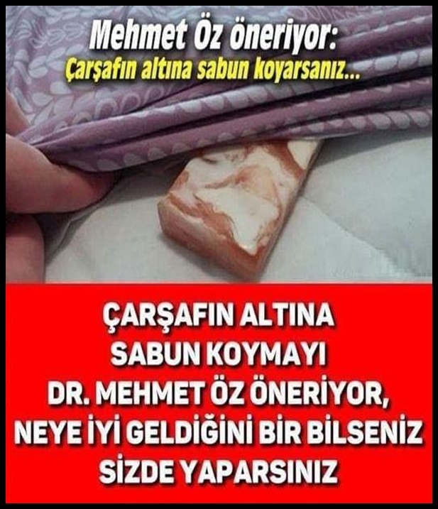 Çarşafın Altına Sabun Koyarsanız galerisi resim 1