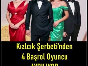 Dizinin 4 oyuncusu birden ayrılıyor