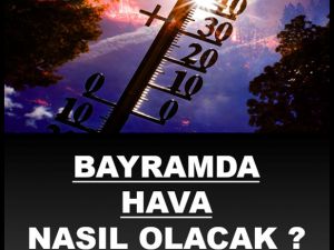 Bayramda hava nasıl olacak?