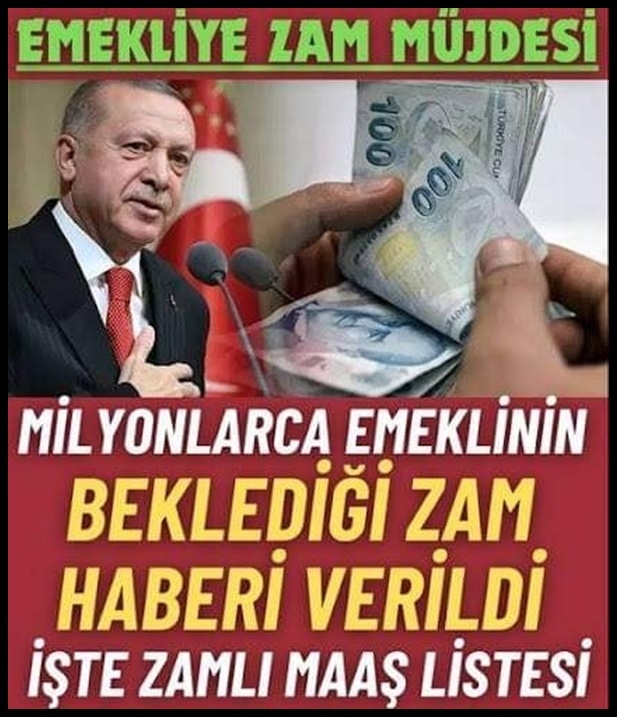 Emeklilere Yeni Zam Müjdesi! galerisi resim 1