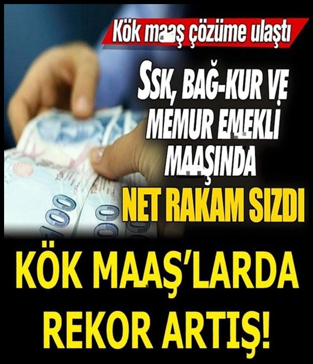 KÖK MAAŞLARDA YENİ DÜZENLEME galerisi resim 1