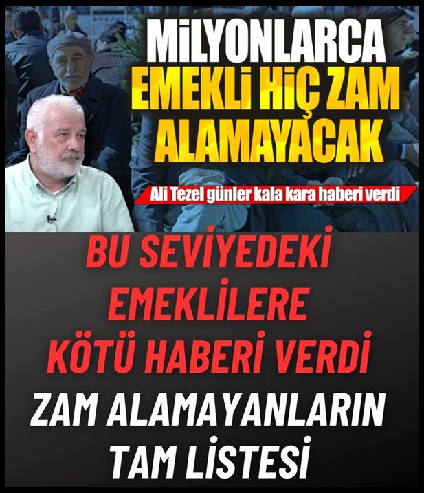 Uzmanından emekliye kötü haber! galerisi resim 1