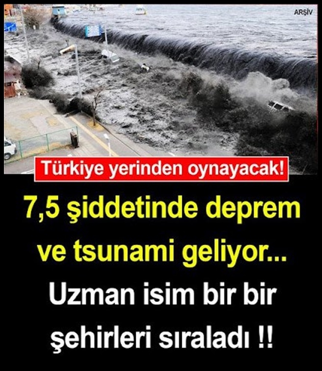 Japon deprem uzmanından deprem tsunami sözleri galerisi resim 1