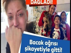 Bacak ağrısı şikayetiyle gitti.