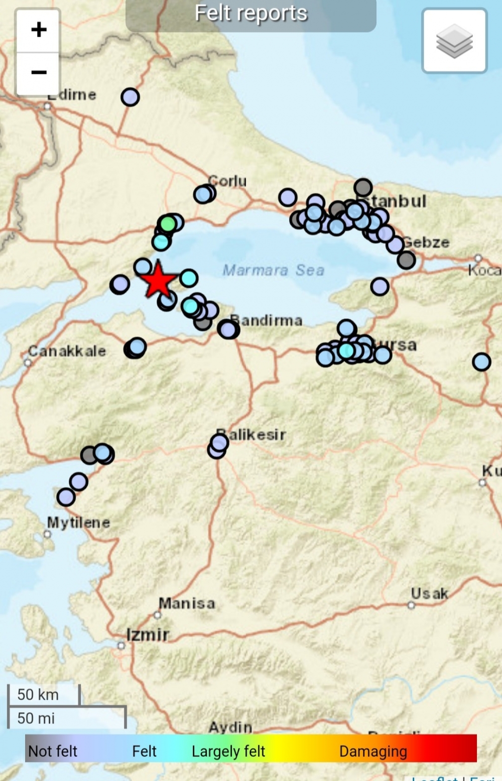 Son Dakika  Çok Şiddetli Deprem Oldu. galerisi resim 4