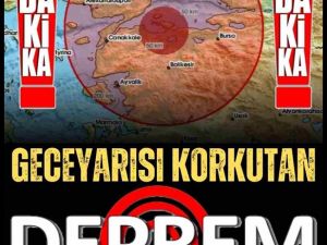 Korkutan ve Tedirgin eden Deprem