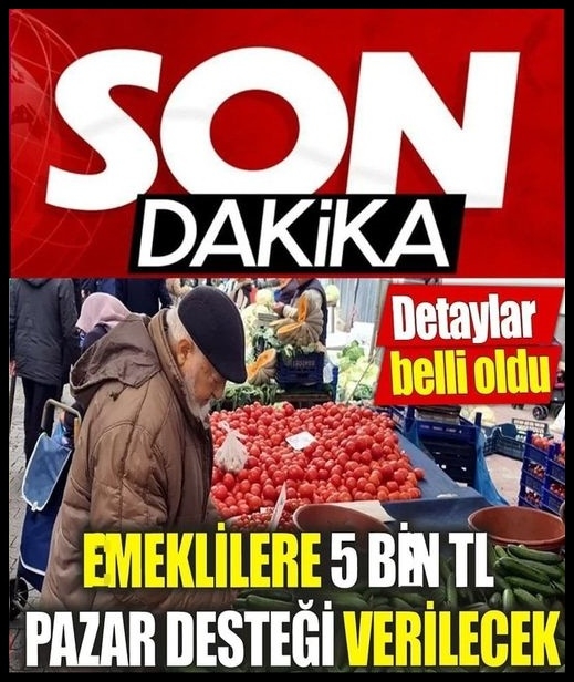 Emeklilere pazar desteği galerisi resim 1