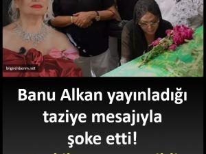 Banu Alkan yayınladığı taziye mesajıyla şoke etti!