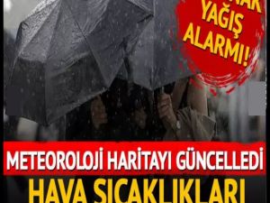 Meteoroloji haritayı güncelledi!