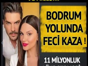 Bodrum yolunda feci kaza