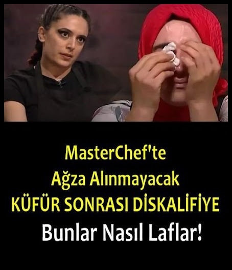 MasterChef'te görülmemiş bir kufur. Yayında kesemediler galerisi resim 1