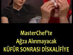 MasterChef'te görülmemiş bir kufur. Yayında kesemediler