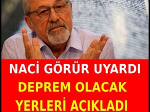 Deprem Olacak Yerleri Tek Tek Açıkladı