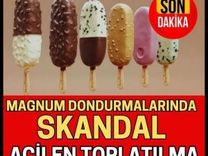 Magnum dondurma hakkında toplatma kararı