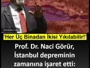 İstanbul depreminin zamanını açıkladı