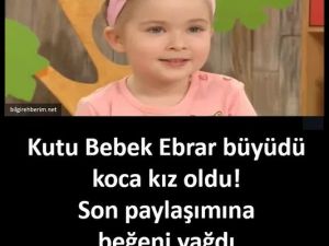 Kutu Bebek Ebrar'ın Son Hali