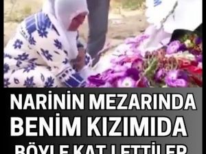 Narin’in akrabasının mezarı başında ki ağıtları tüyler ürpertti