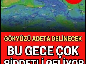 Gökyüzü adeta delinecek