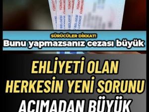 Bunu yapmazsanız cezası çok büyük!