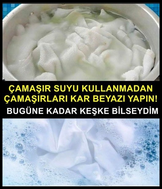 Çamaşır suyu kullanmadan beyazları kar beyaz yapın.. galerisi resim 2