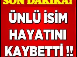 Türk sinemasının önemli ismi hayatını kaybetti