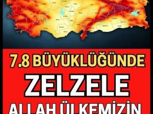 7.8 büyüklüğünde için