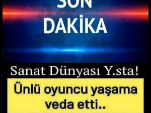 Bir büyük usta daha aramızdan ayrıldı.