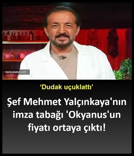 Şef Mehmet Yalçınkaya'nın imza tabağı galerisi resim 1