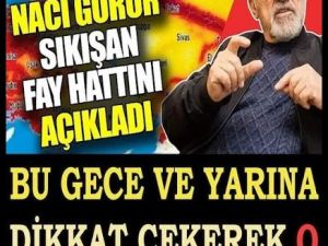 NACİ GÖRÜR ZELZELE HAKKINDA AÇIKLAMASI