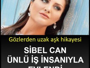 Sibel Can evlendi