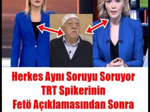 TRT spikerinin Açıklaması