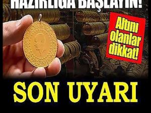 SON UYARI YAPILDI SON GÜN!