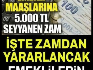 Tüm Emeklilerin Sevineceği haber